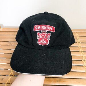 Smirnoff ICE Logo Black Classic Baseball Cap Dad Hat